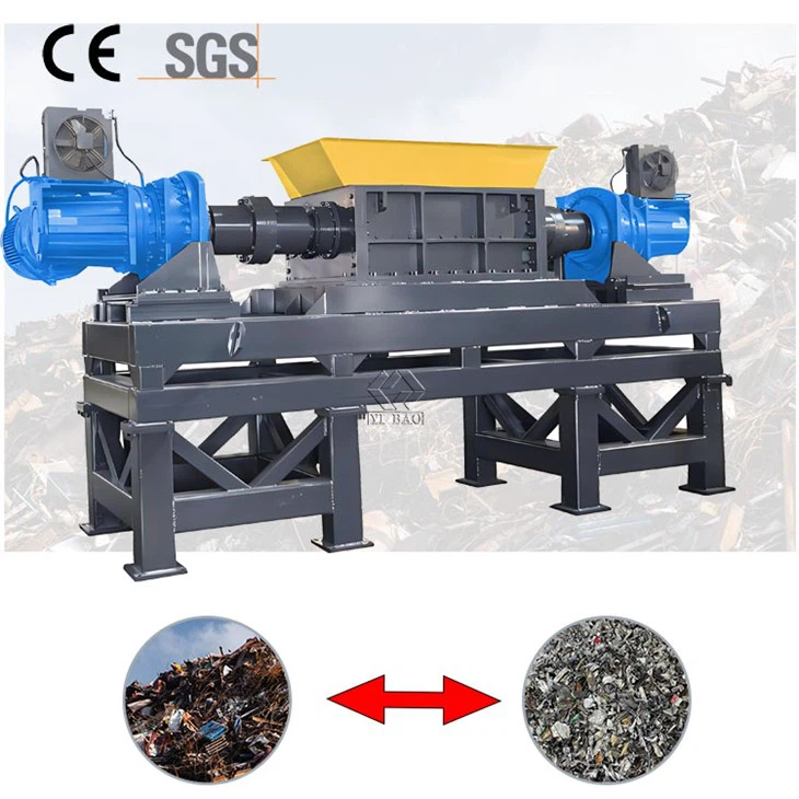 Makuleringsmaskin for fast avfall