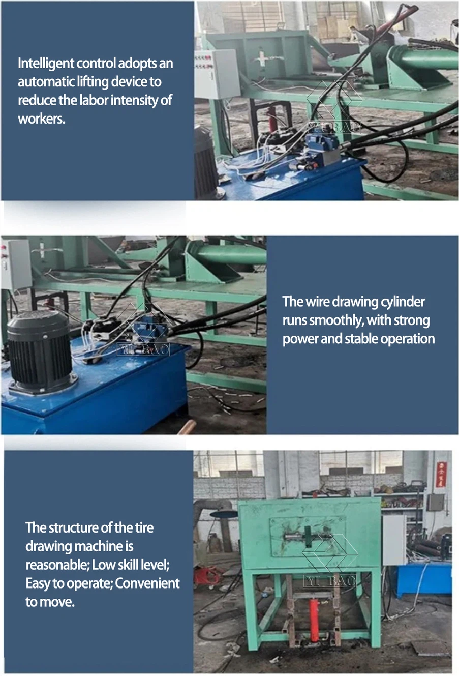 Shear Tire debeader machine Shear Tire debeader machine